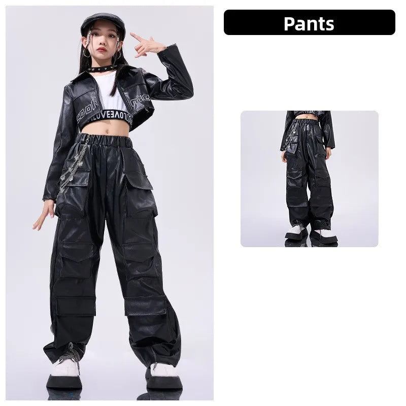 Girls Jazz Dance Costume Set