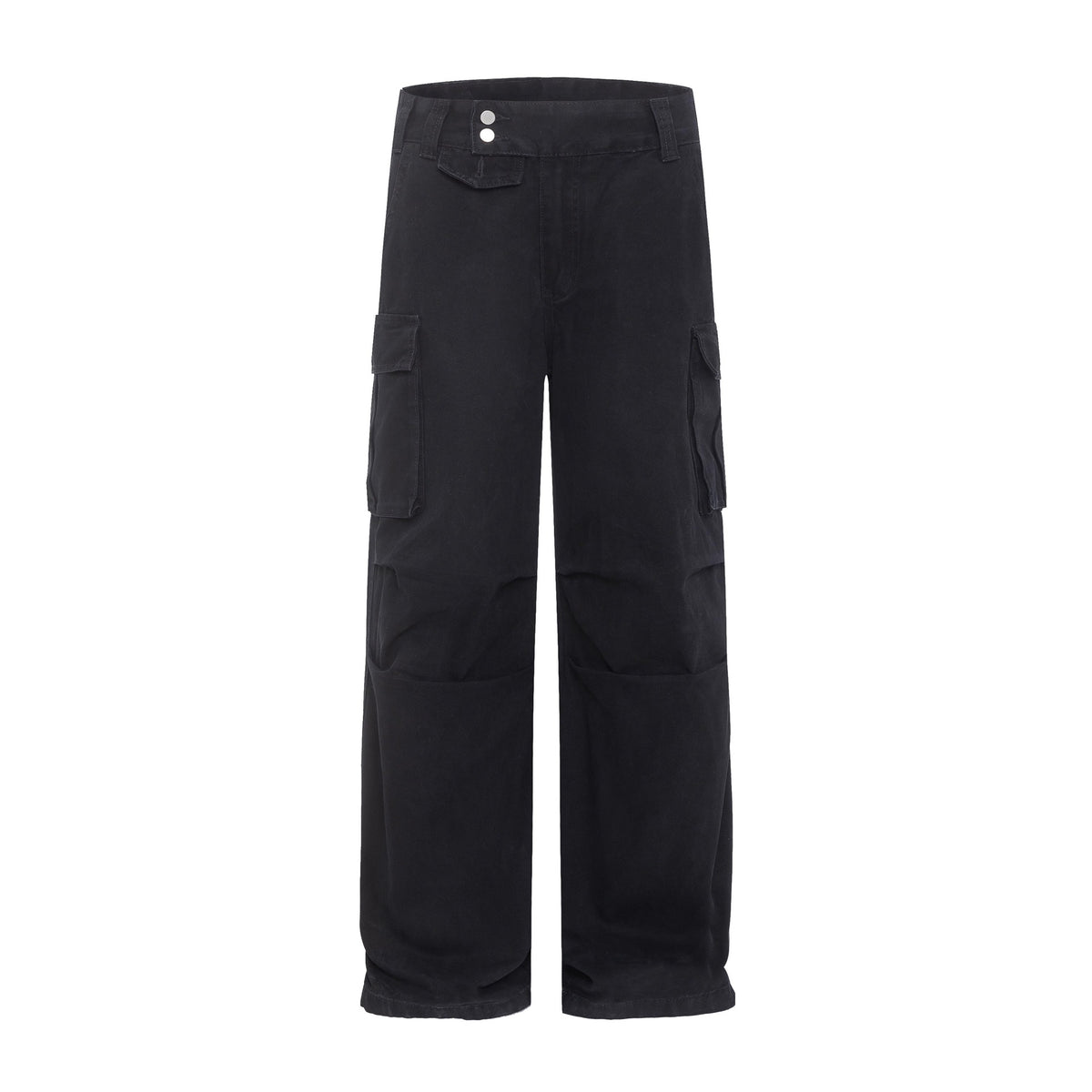 Urban Retro Wide-Leg Slim Fit Casual Pants Style Straight Leg Slight Flare Long Trousers Trendy