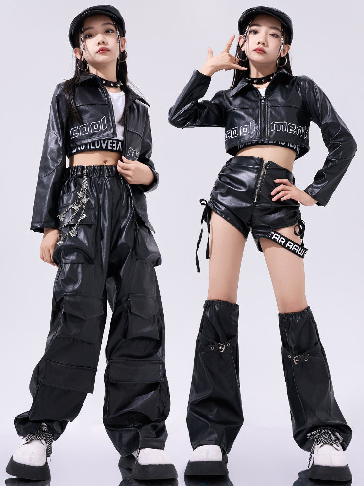 Girls Jazz Dance Costume Set