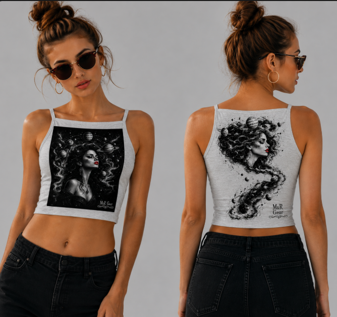 Cosmic Rib Crop Top