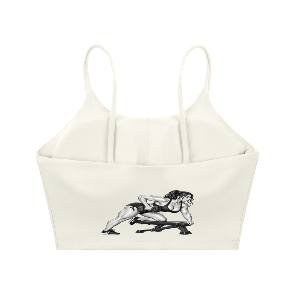 Spaghetti Strap Yoga Sports Bra