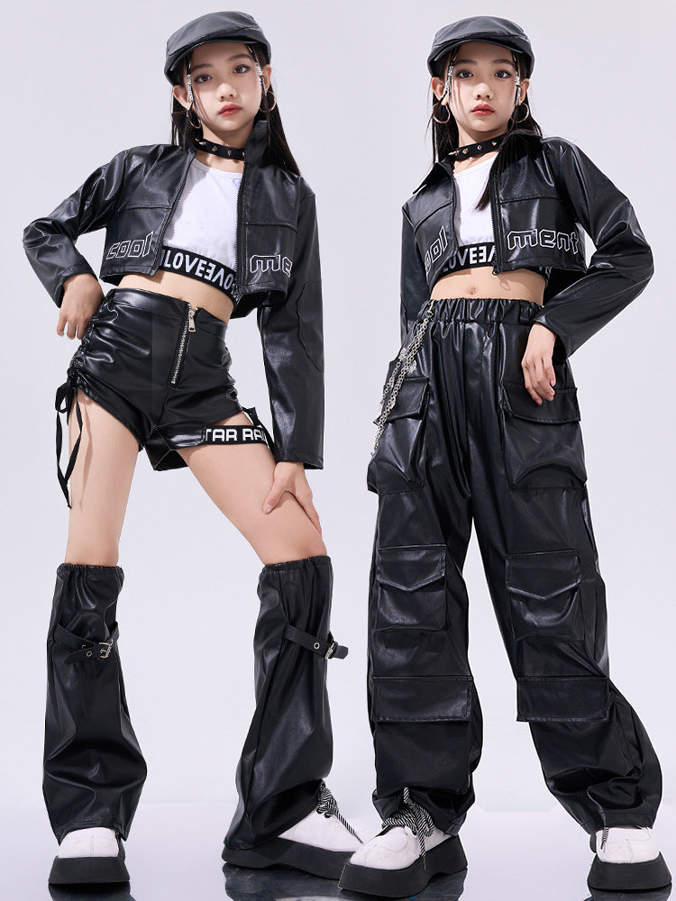 Girls Jazz Dance Costume Set