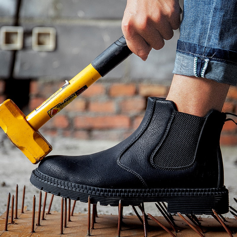 Work Safety Boots Men's Boots Chelsea Boots Steel Toe Safey Shoes