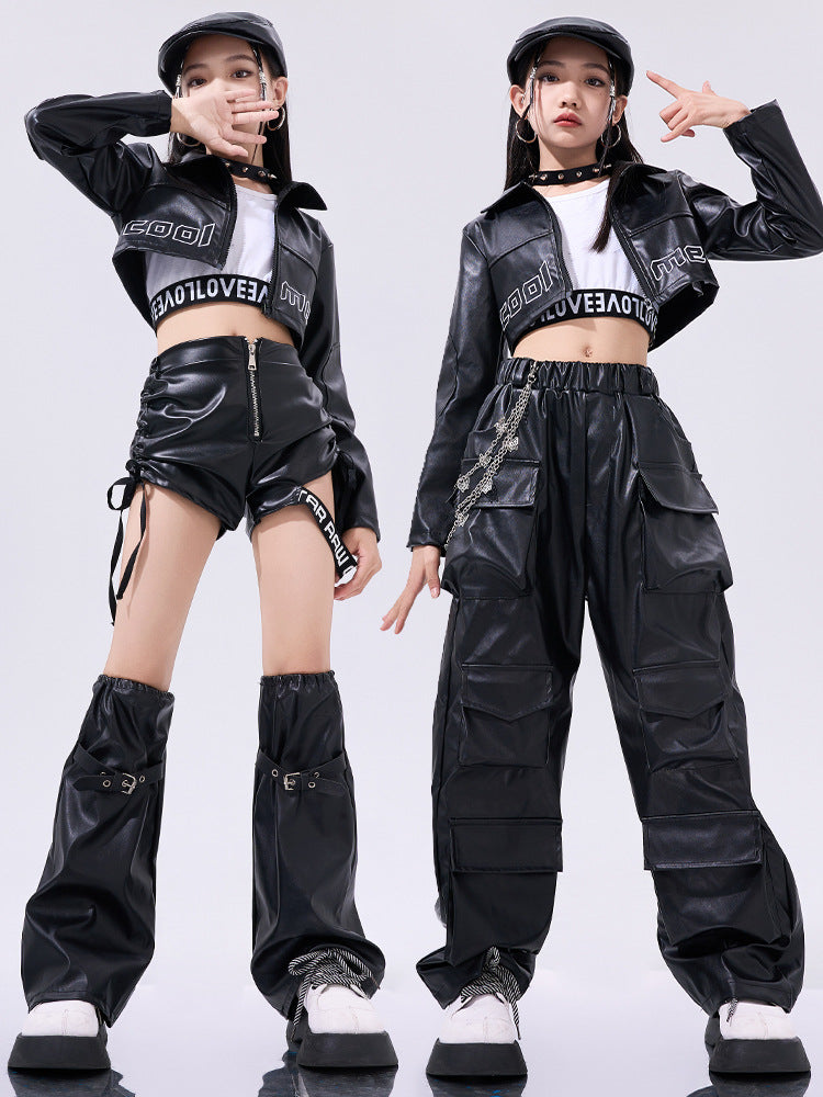 Girls Jazz Dance Costume Set