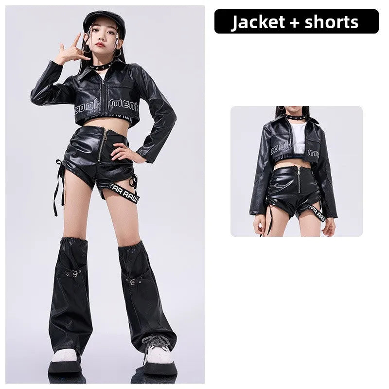Girls Jazz Dance Costume Set