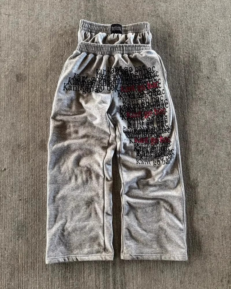 Printed Wide Leg Pants