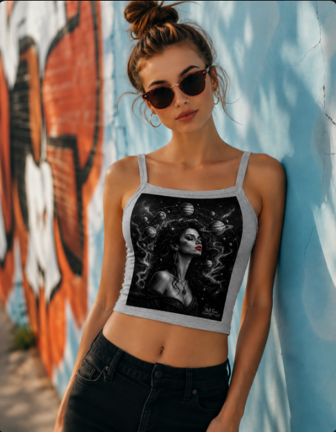 Cosmic Rib Crop Top
