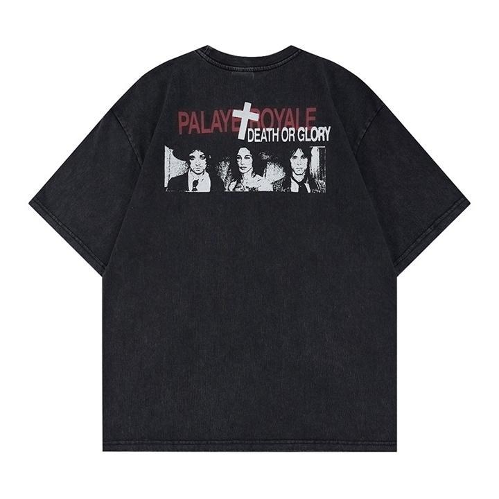Punk rock band short sleeved