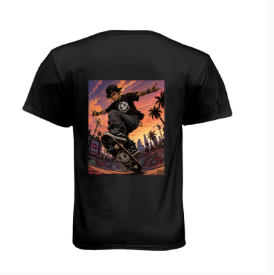 Skater Life Triblend Crew Tee