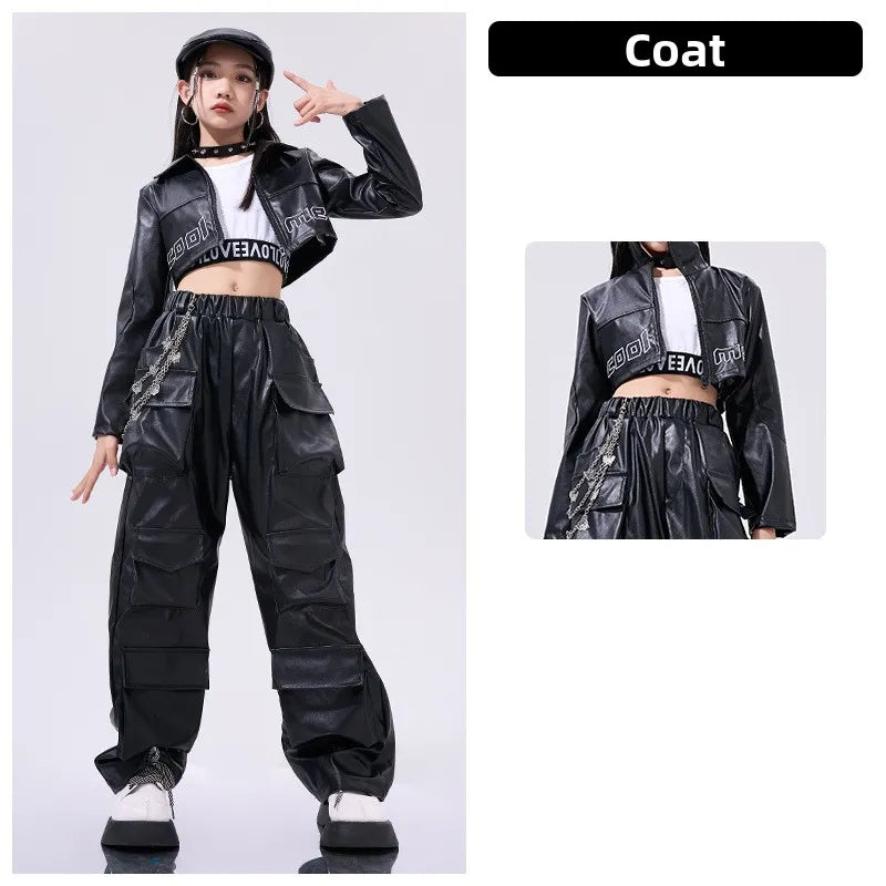 Girls Jazz Dance Costume Set
