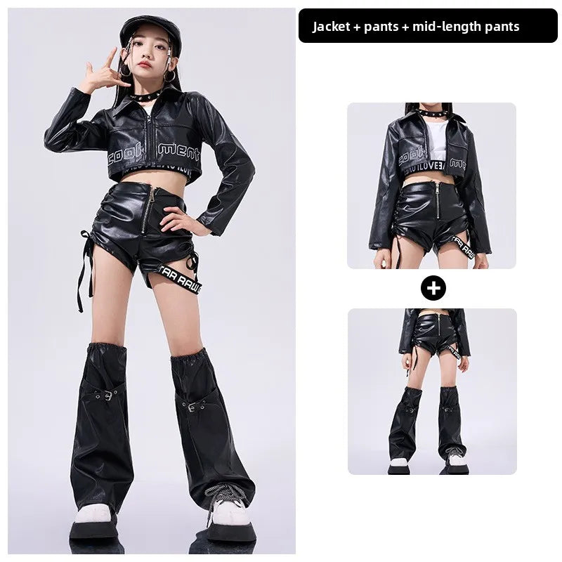 Girls Jazz Dance Costume Set
