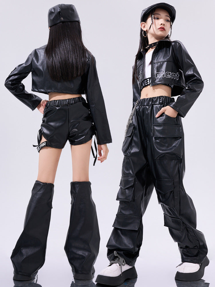 Girls Jazz Dance Costume Set