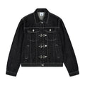 Urban Street Style Men's Jacket, Turn-Down Collar, Multi-Pocket Workwear Jacket, Loose Fit, Trendy Brand, Men's Outerwear