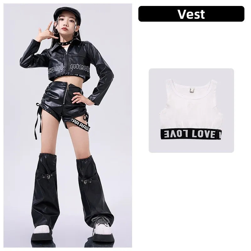 Girls Jazz Dance Costume Set